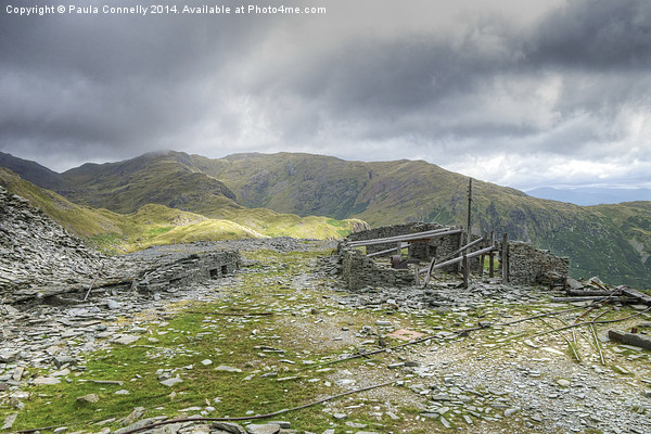  Abandoned mine on the Old Man of Coniston Picture Board by Paula Connelly