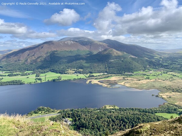 Skiddaw and Bassenthwaite Lake Picture Board by Paula Connelly