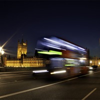 Buy canvas prints of London Night Bus by Neil Pickin