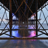 Buy canvas prints of Weston super mare pier by Neil Pickin