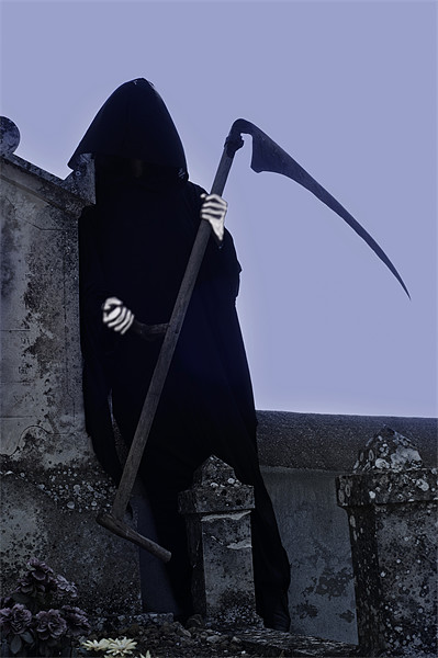 Death the Reaper Picture Board by Jean Gill