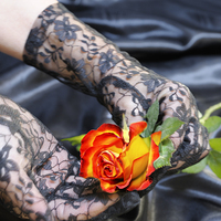 Buy canvas prints of Lace gloves and rose by Jean Gill