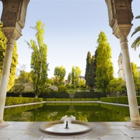 Buy canvas prints of Nasrid Palace Alhambra Spain by Jean Gill