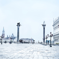 Buy canvas prints of St Marks Square Venice by Jean Gill