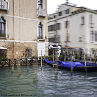 Buy canvas prints of Gondola on the Grand Canal, Venice by Jean Gill