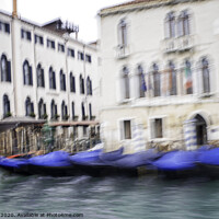 Buy canvas prints of Gondolas and Venetian Palaces by Jean Gill