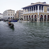 Buy canvas prints of Grand Canal Palaces, Venice by Jean Gill