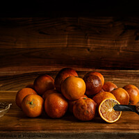 Buy canvas prints of Old Maestra Blood Oranges by Jean Gill