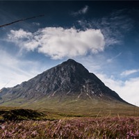 Buy canvas prints of FInally - A Buachaille shot to be proud of. by Ross Vernal