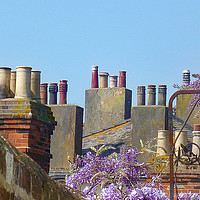 Buy canvas prints of Chimney Pots  by Antoinette B