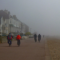 Buy canvas prints of Hythe Marine Parade  by Antoinette B