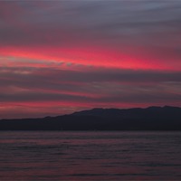Buy canvas prints of Sunset on the Horizon by Tony Fishpool