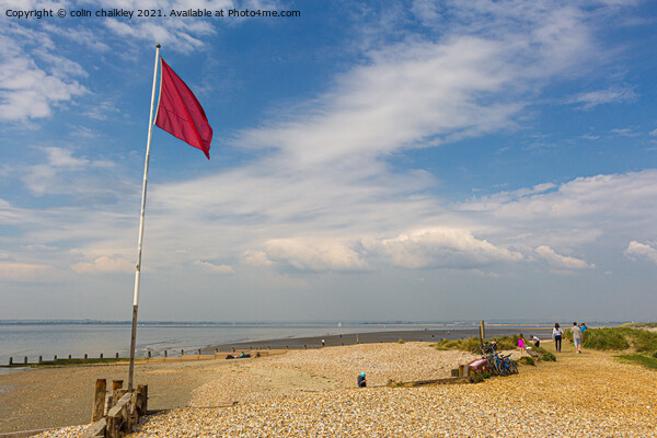 West Wittering Beach Picture Board by colin chalkley