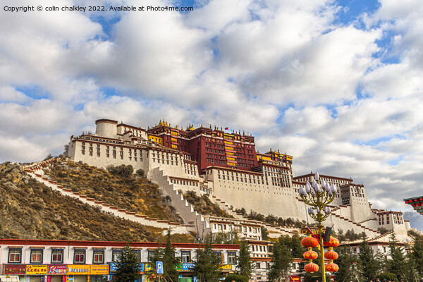 Potala Palace in Lhasa, Tibet Picture Board by colin chalkley
