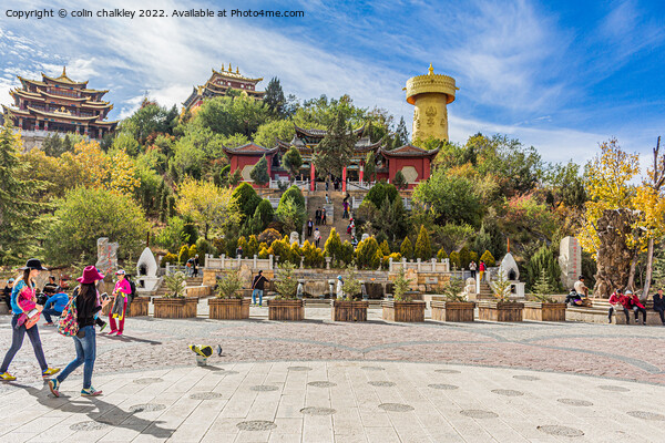 Guishan Park in Yunnan Tibet China Picture Board by colin chalkley