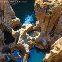 Buy canvas prints of A Geological Marvel in South Africa by colin chalkley