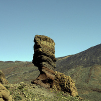 Buy canvas prints of Mount Teide Rock Formation by colin chalkley