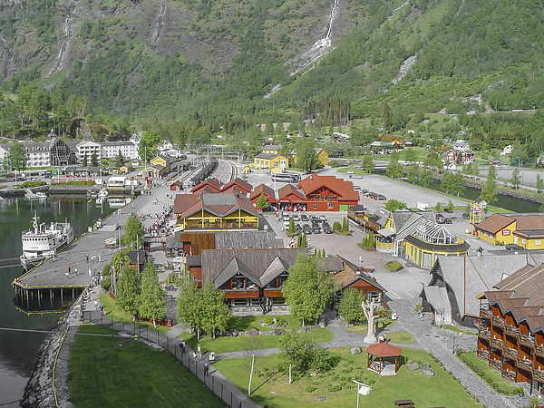 Flaam in Norway Picture Board by colin chalkley