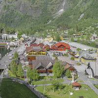Buy canvas prints of Flaam in Norway by colin chalkley
