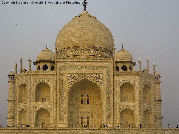 Taj Mahal Picture Board by colin chalkley