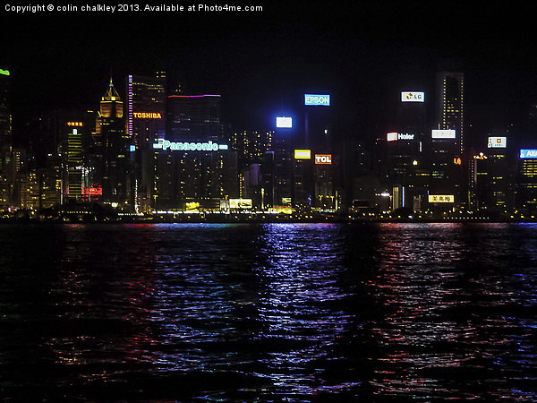Hong Kong from Kowloon Picture Board by colin chalkley