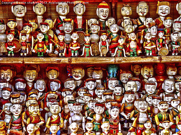 Water Puppets Hanoi Picture Board by colin chalkley