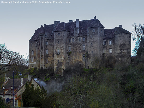 Le château de Boussac Picture Board by colin chalkley