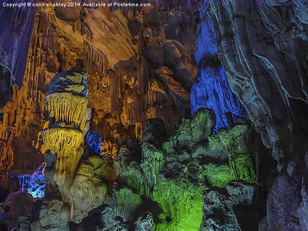 Ha Noi Caves in Vietnam Picture Board by colin chalkley