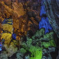 Buy canvas prints of Ha Noi Caves in Vietnam by colin chalkley