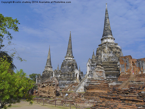 Wat Phra Si Sanphet Picture Board by colin chalkley