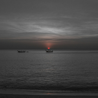 Buy canvas prints of Thai Sunset by colin chalkley