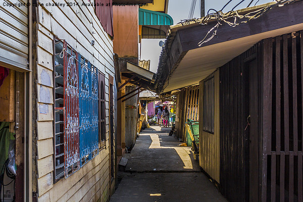 Side street of Koh Panyee, thailand Picture Board by colin chalkley