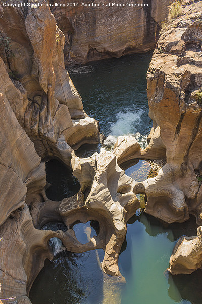 Bourkes Luck Potholes Picture Board by colin chalkley
