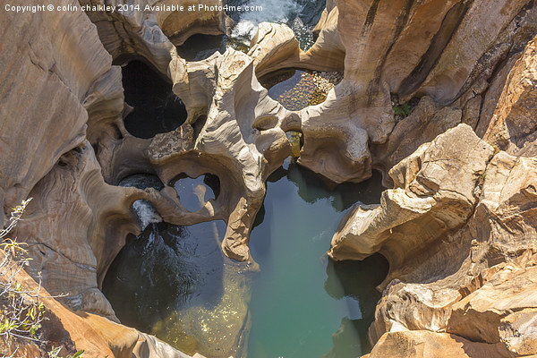 Bourkes Potholes in South Africa Picture Board by colin chalkley