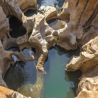 Buy canvas prints of Bourkes Potholes in South Africa by colin chalkley