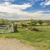 Buy canvas prints of Derbyshire 6 Bar Gate by colin chalkley