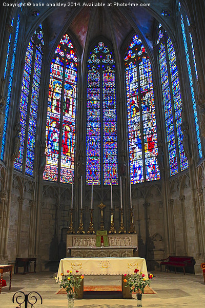 Basilique Saint-Nazaire-et-Saint-Celse de Carcasso Picture Board by colin chalkley