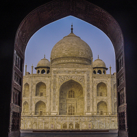 Buy canvas prints of  Taj Mahal by colin chalkley