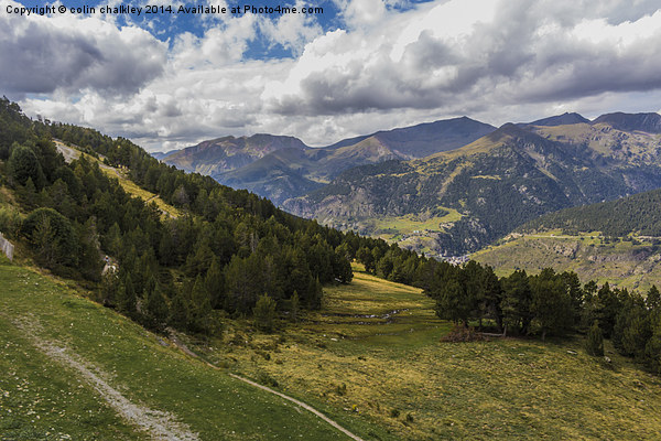  Pyrenees - the French Side Picture Board by colin chalkley