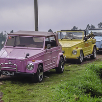 Buy canvas prints of  Hillside Vehicles in Bali by colin chalkley