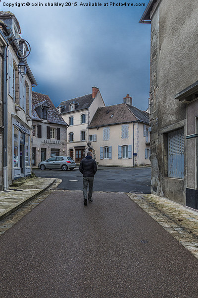  Boussac Side Street Picture Board by colin chalkley