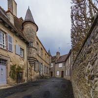 Buy canvas prints of Boussac Street by colin chalkley