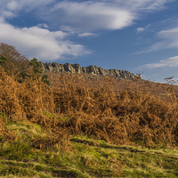 Buy canvas prints of Stanage Edge in Debyshire by colin chalkley