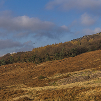 Buy canvas prints of Vibrant Colour at Stanage Edge in Debyshire by colin chalkley