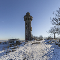 Buy canvas prints of  Observation Tower at Toolx-Sainte-Croix  by colin chalkley