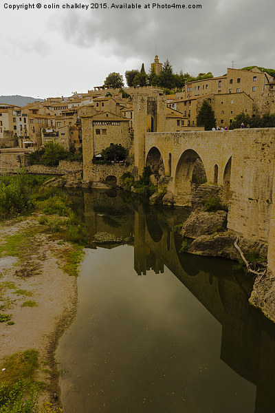  View of the picturesque town of Besalu, Spain on  Picture Board by colin chalkley