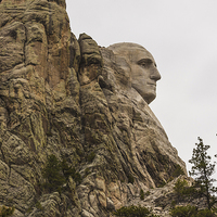 Buy canvas prints of Mount Rushmore National Memorial by colin chalkley