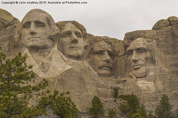 Mount Rushmore in the USA Picture Board by colin chalkley