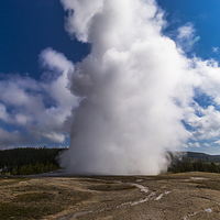 Buy canvas prints of  Old Faithful by colin chalkley