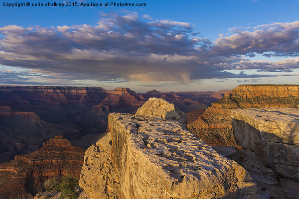  Sunset in the Grand Canyon - South Rim Picture Board by colin chalkley